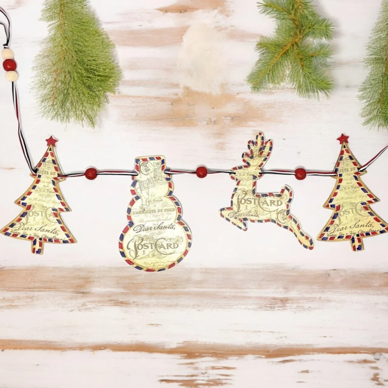 Holiday Postcard Garland.< Best