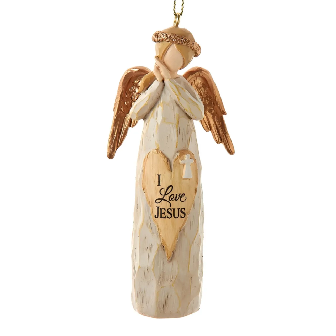 I Love Jesus Angel Ornament<Kurt Adler Clearance