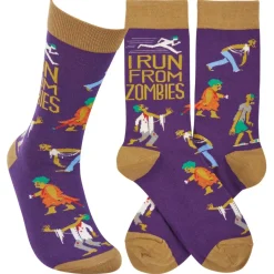 I Run From Zombie Socks< Outlet