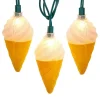 Ice Cream Cone String Party Light Set 10 Lights<Kurt Adler New