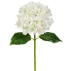Iced White Hydrangea Stem< New