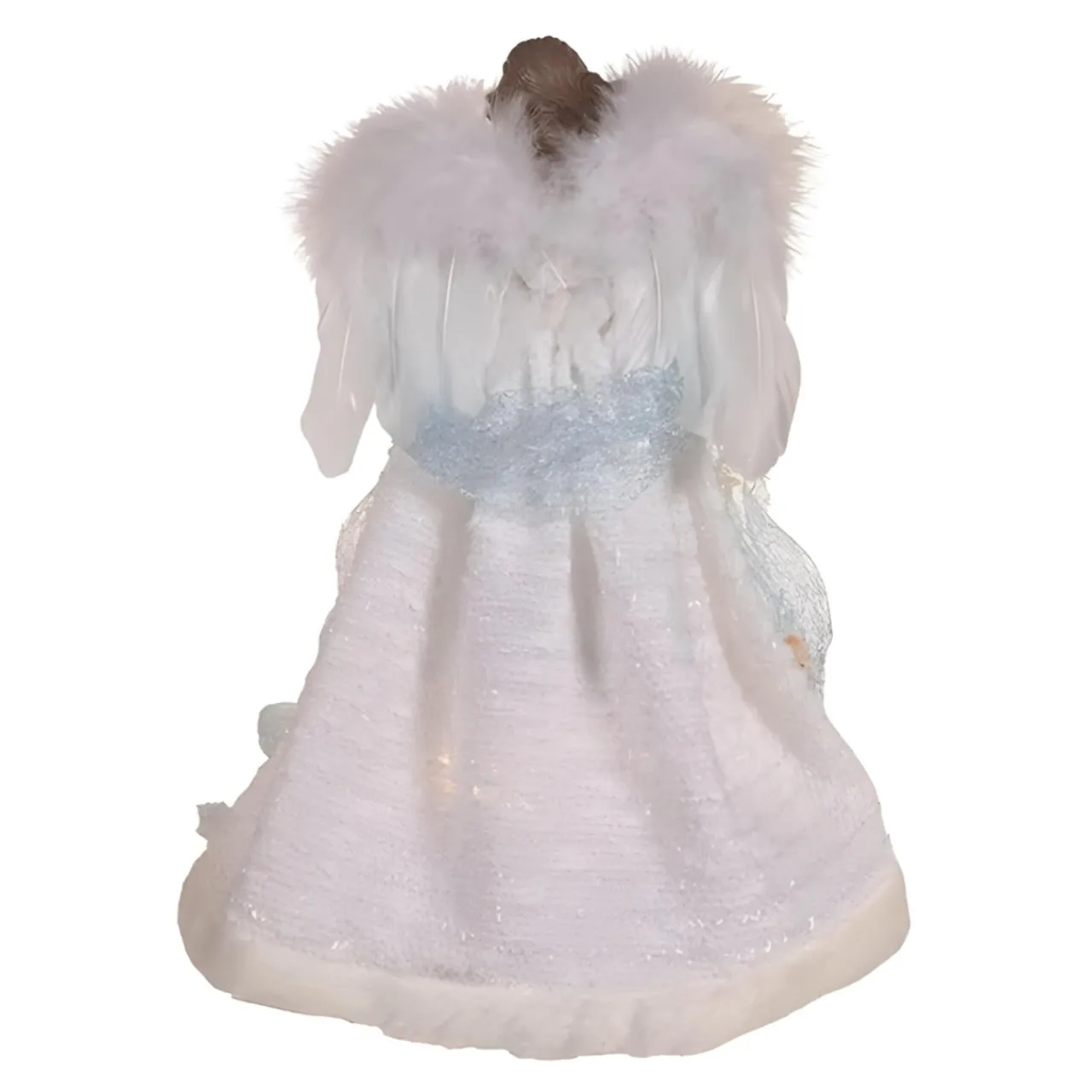 14in Lit Coastal Beach Angel Treetop<Kurt Adler Online