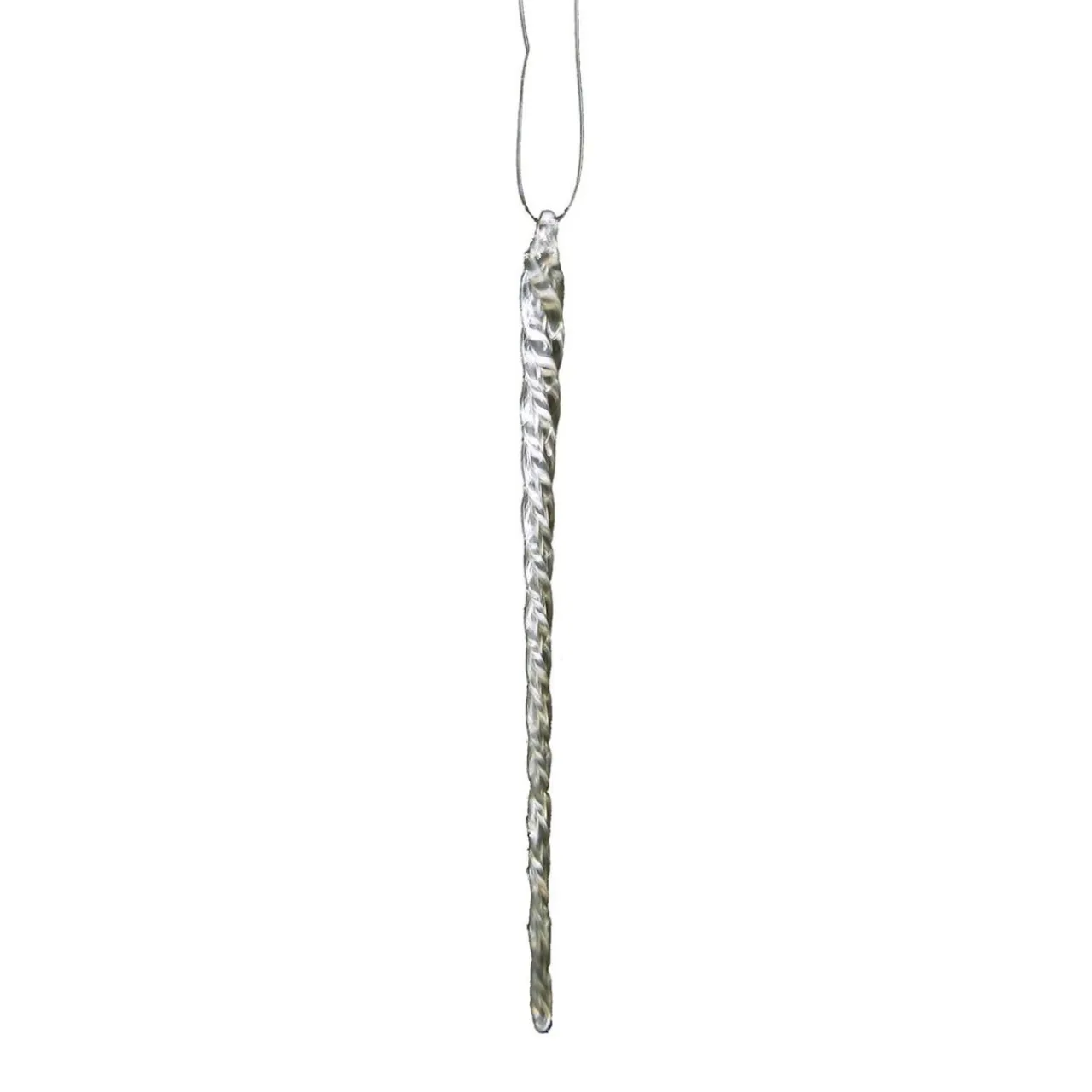 5.5in Twisted Glass Icicle Ornaments, 12-Piece Box Set<Kurt Adler Best