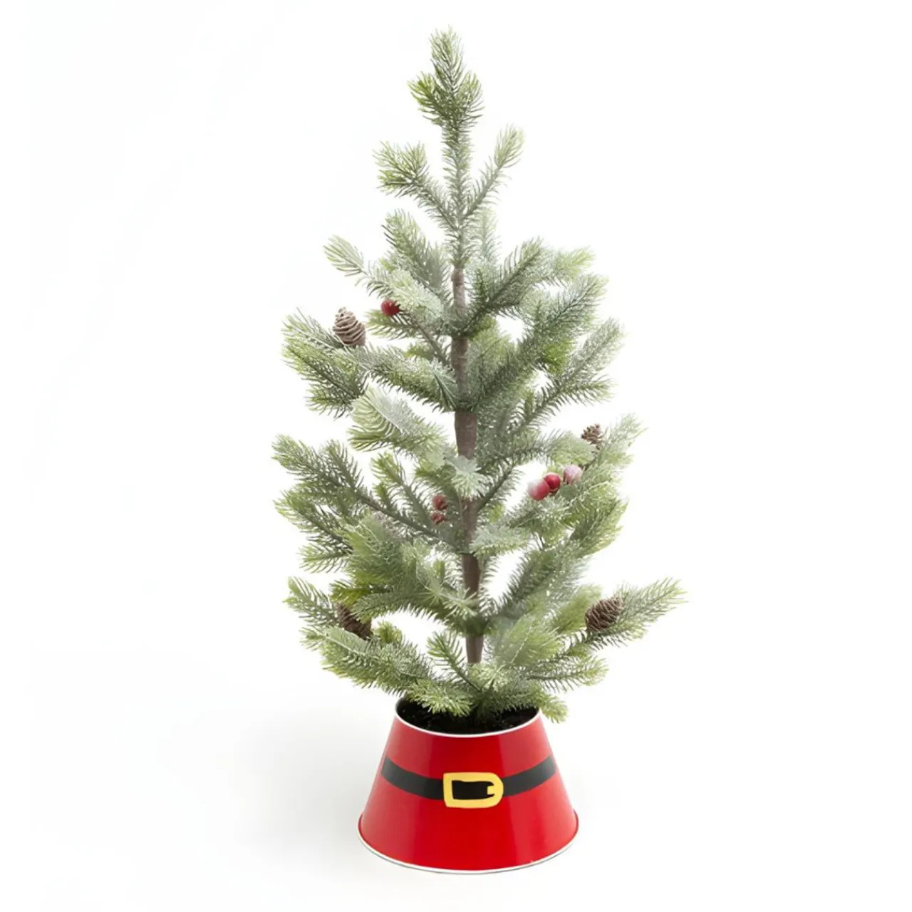 24 inch Holiday Pine Tree with Metal Collar< Sale