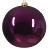 5.9 Inch Violet Glass Ornament< Discount