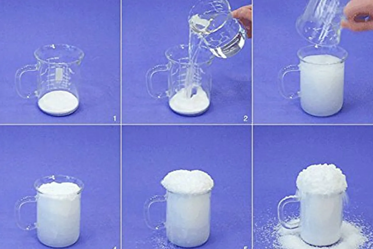 INSTANT SNOW TO GO! REAL LOOKING SNOW IN A JAR! - The Christmas Loft< New