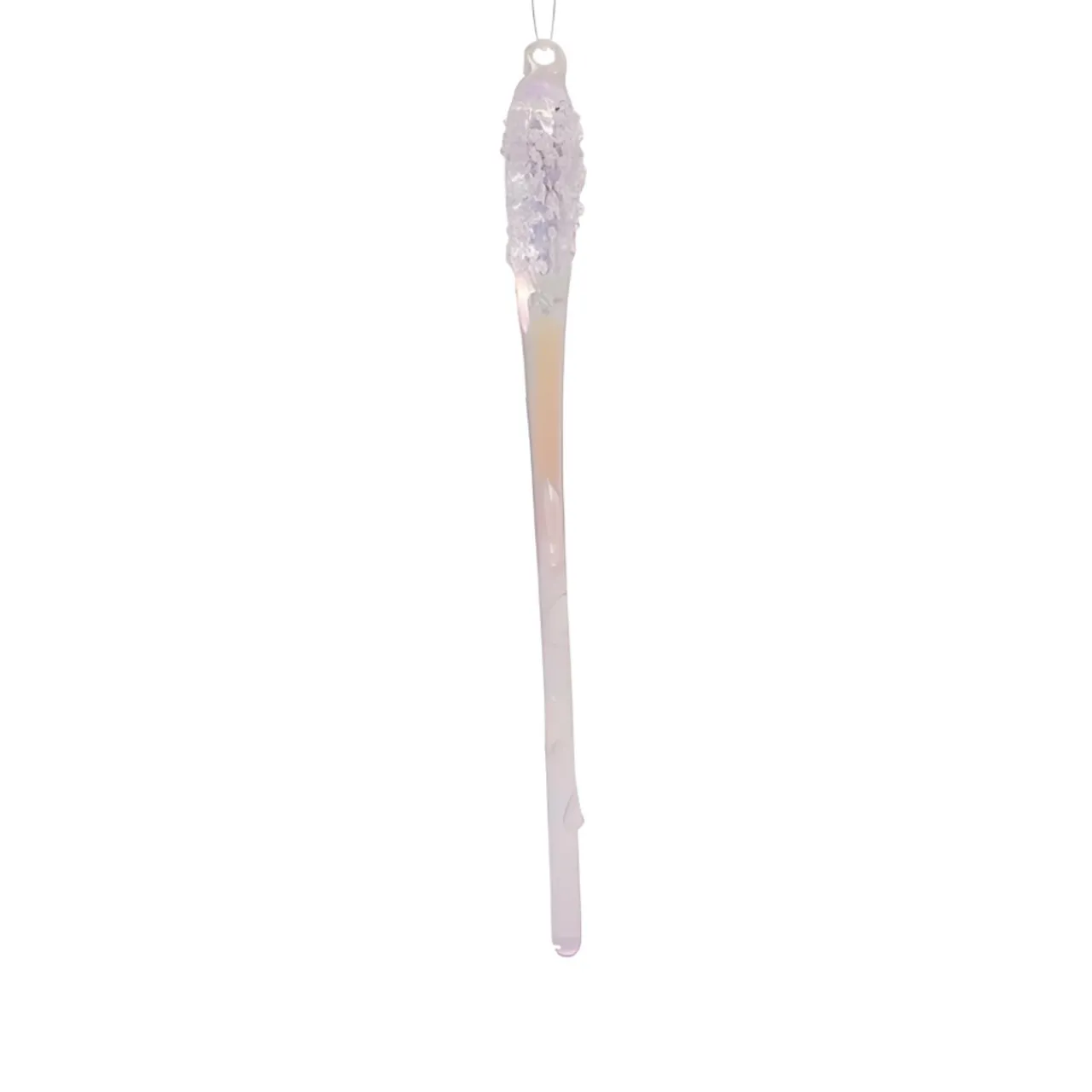 Iridescent Glass Icicle Set of 6 Ornaments<Kurt Adler Best
