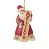 - Heartwood Creek - Santa With Believe Porch Sign Ornament<Jim Shore Sale