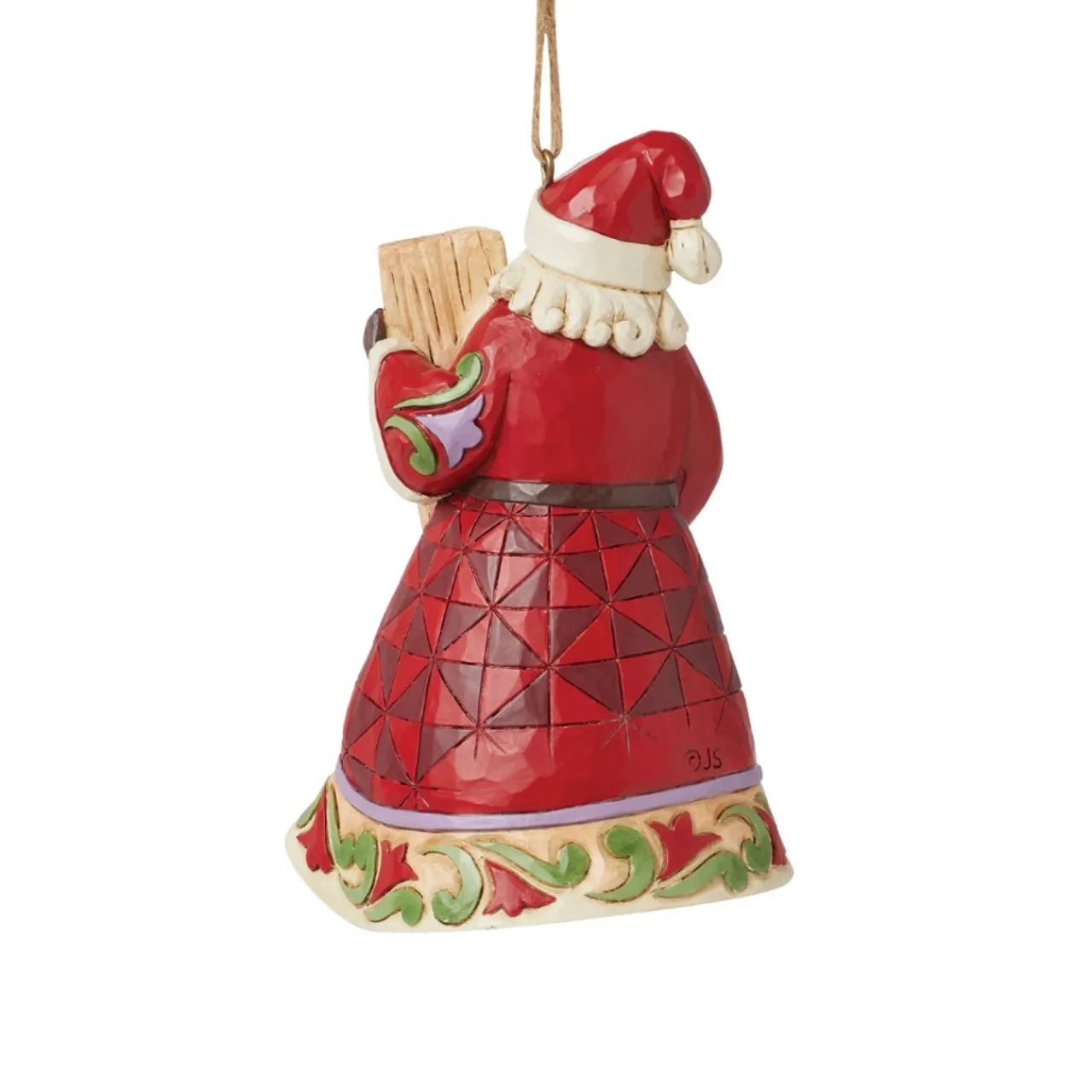 - Heartwood Creek - Santa With Believe Porch Sign Ornament<Jim Shore Sale