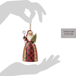 - Heartwood Creek - Highland Glen Santa Staff Ornament<Jim Shore Sale
