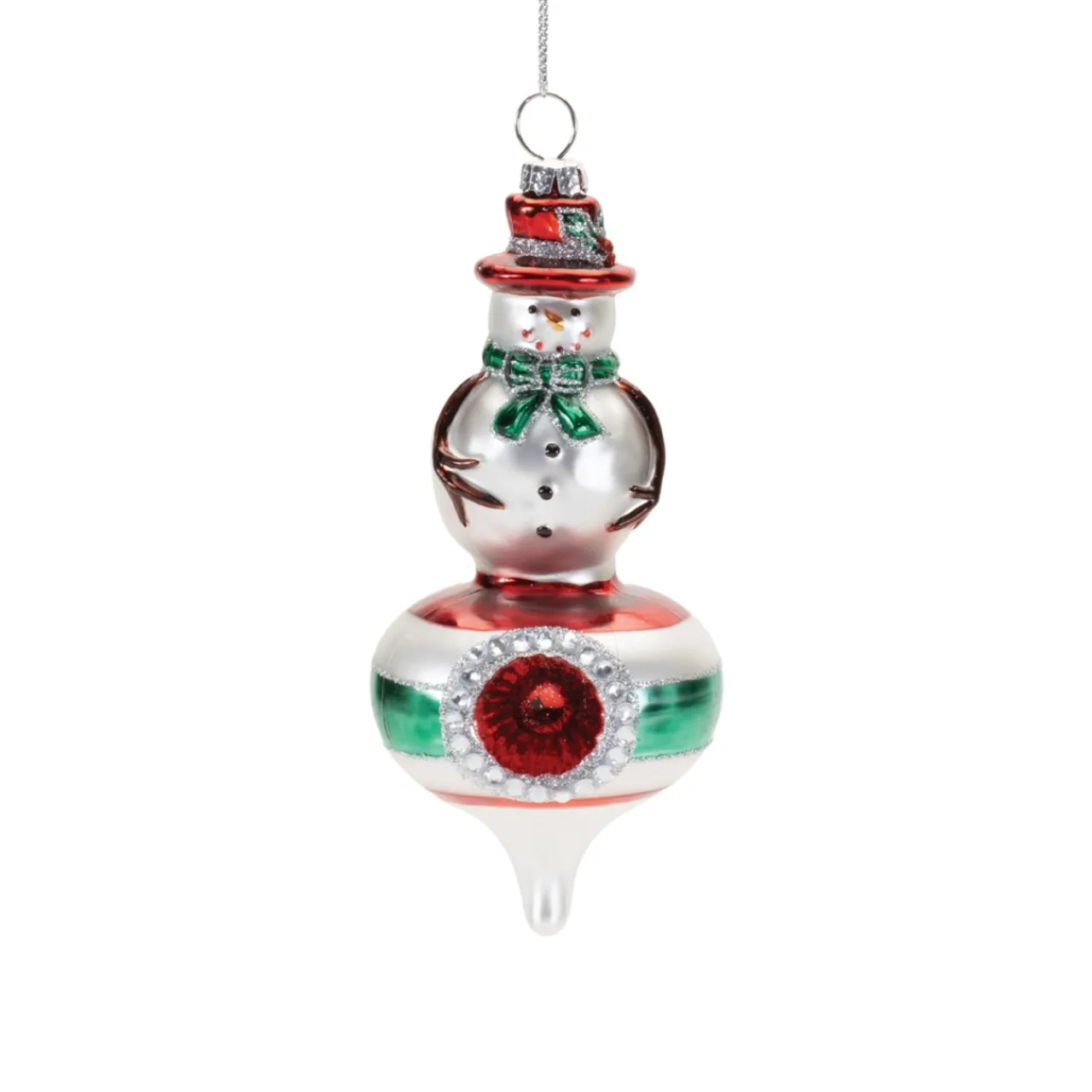 Jolly Snowman Reflector Ornament< Best