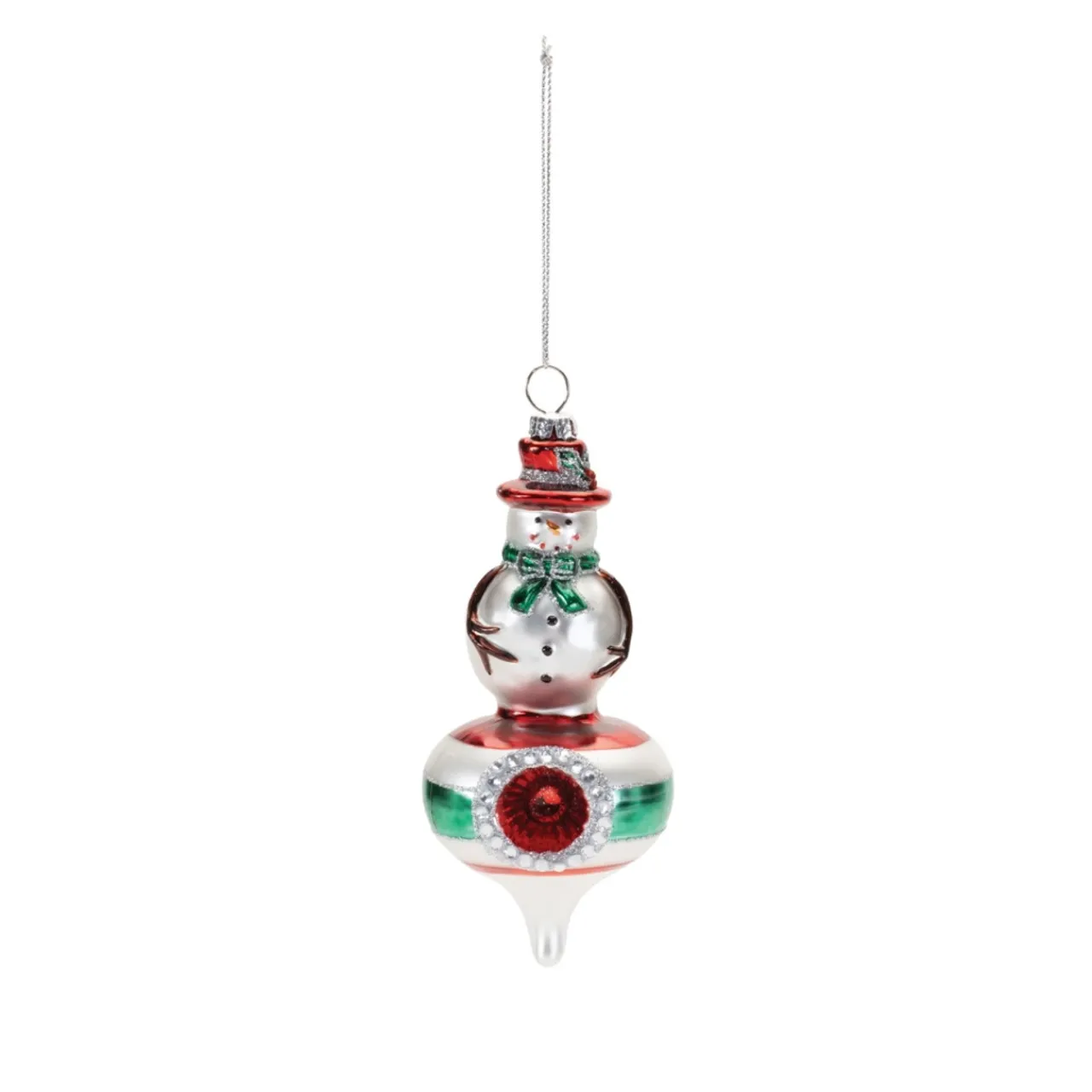 Jolly Snowman Reflector Ornament< Best