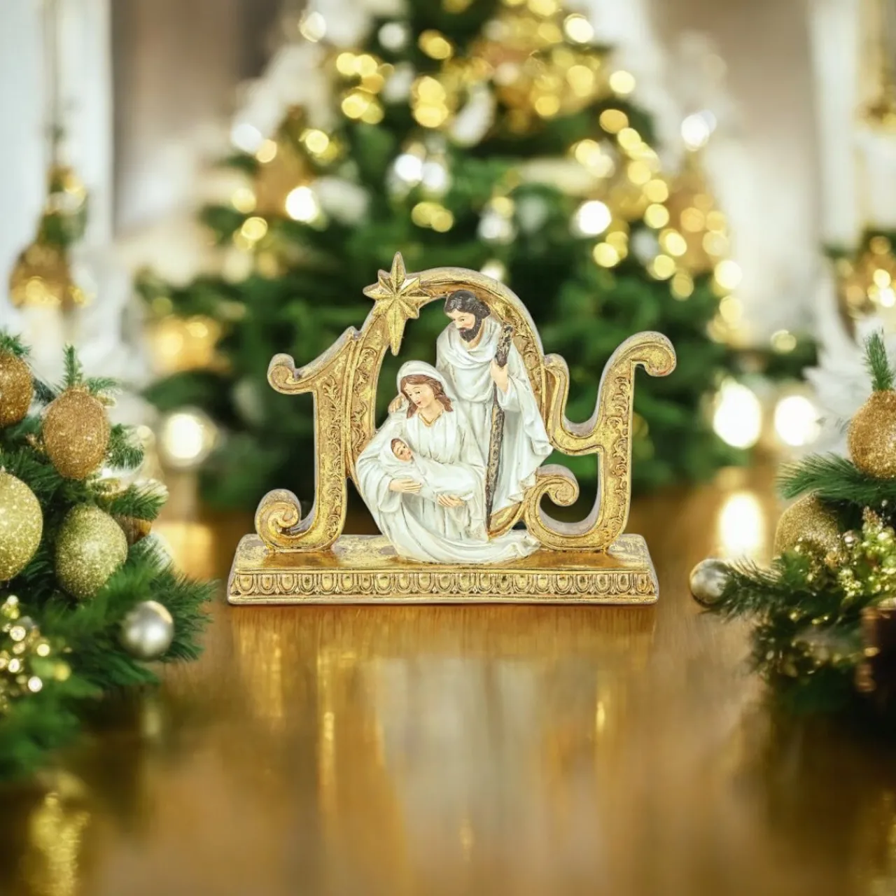 Joy Holy Family Tabletop Figurine< Fashion