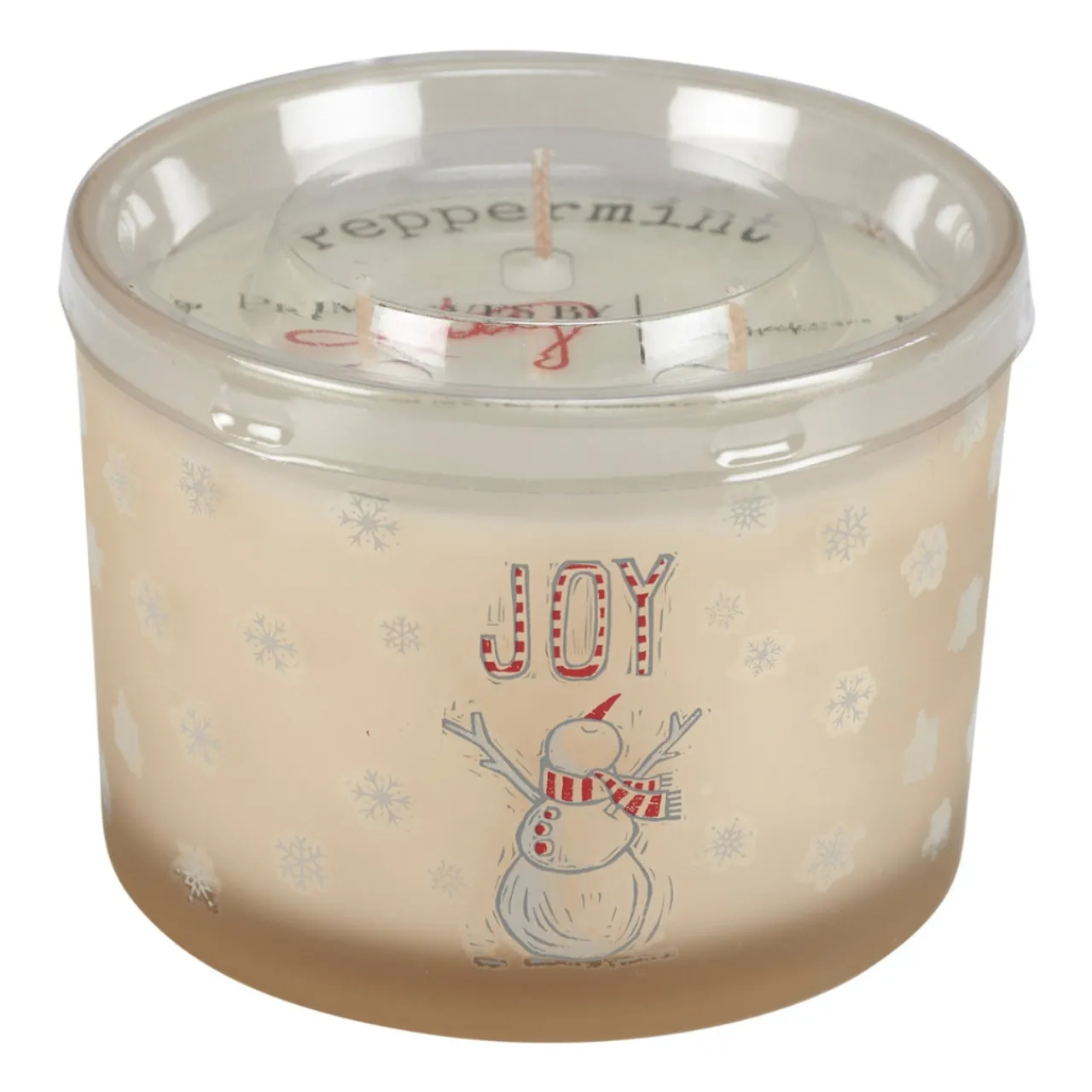 Joy Snowman Jar Candle< Sale