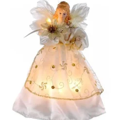 - Ivory and Gold Angel Tree Topper | The Christmas Loft<Kurt Adler Best