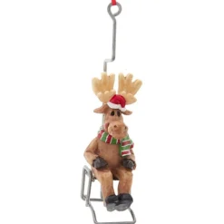 - Moose On Chair Lift Ornament | The Christmas Loft<Kurt Adler Fashion