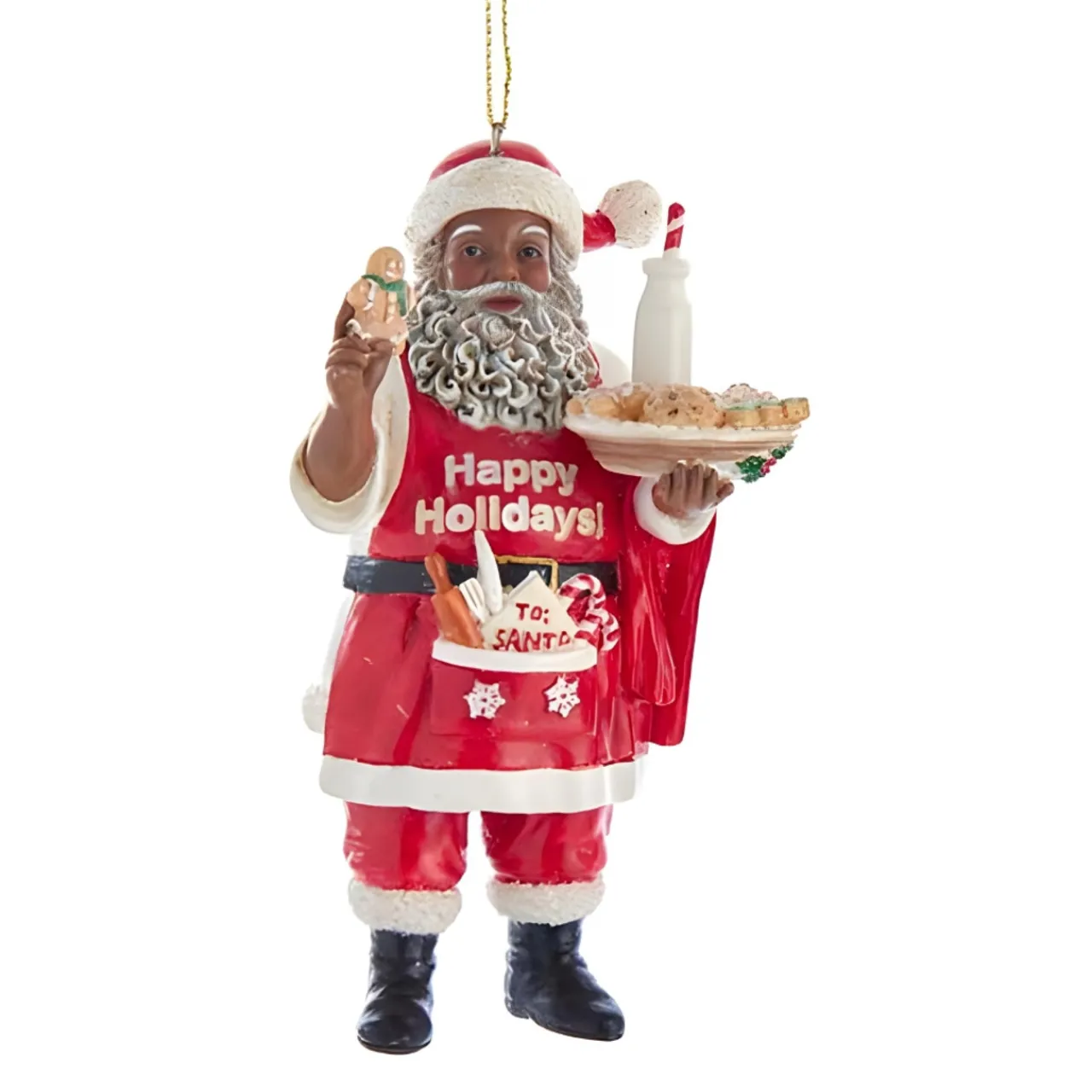 Santa Chef Ornament - 4.5" E0536<Kurt Adler Hot