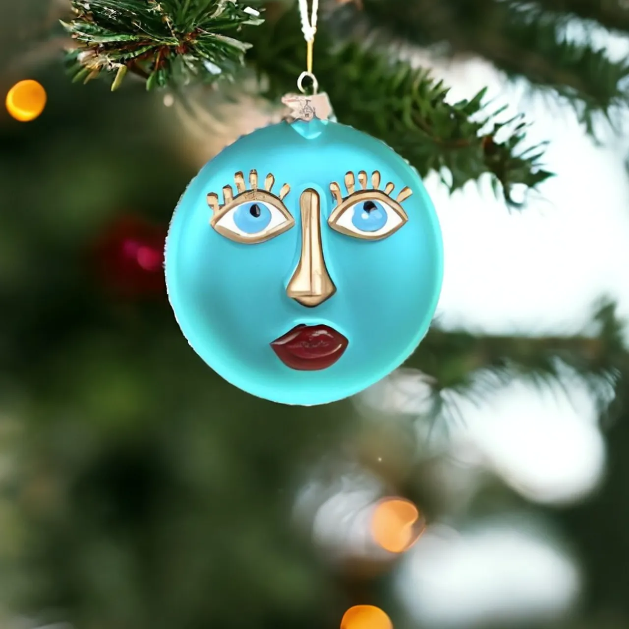 La Face Green Ornament<Cody Foster & Co. Fashion