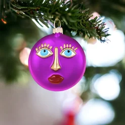 La Face Purple Ornament<Cody Foster & Co. Outlet