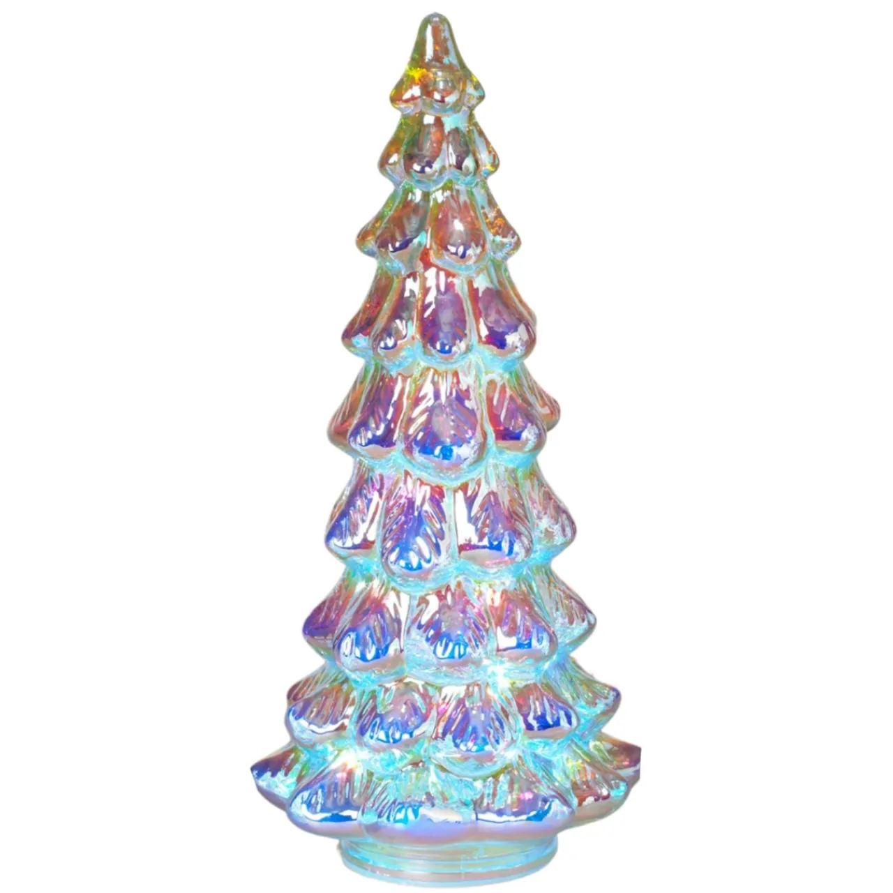 Large Irredescent Glass Tree< Online