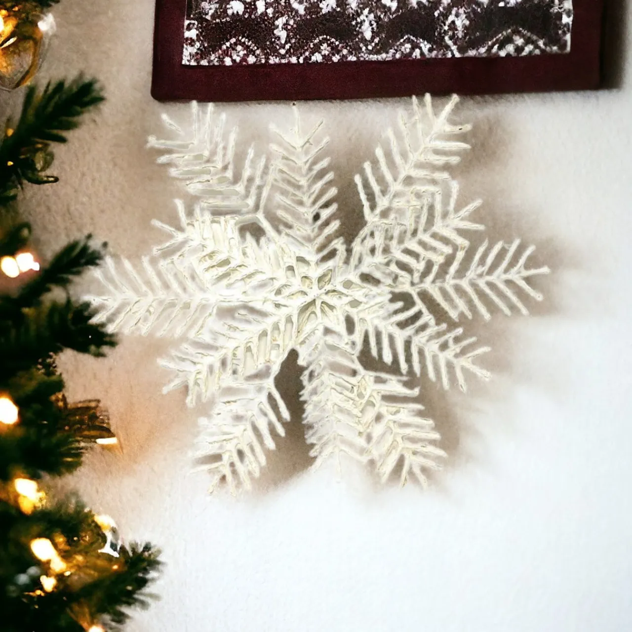 Large Paper Snowflake Wall Decor< Hot