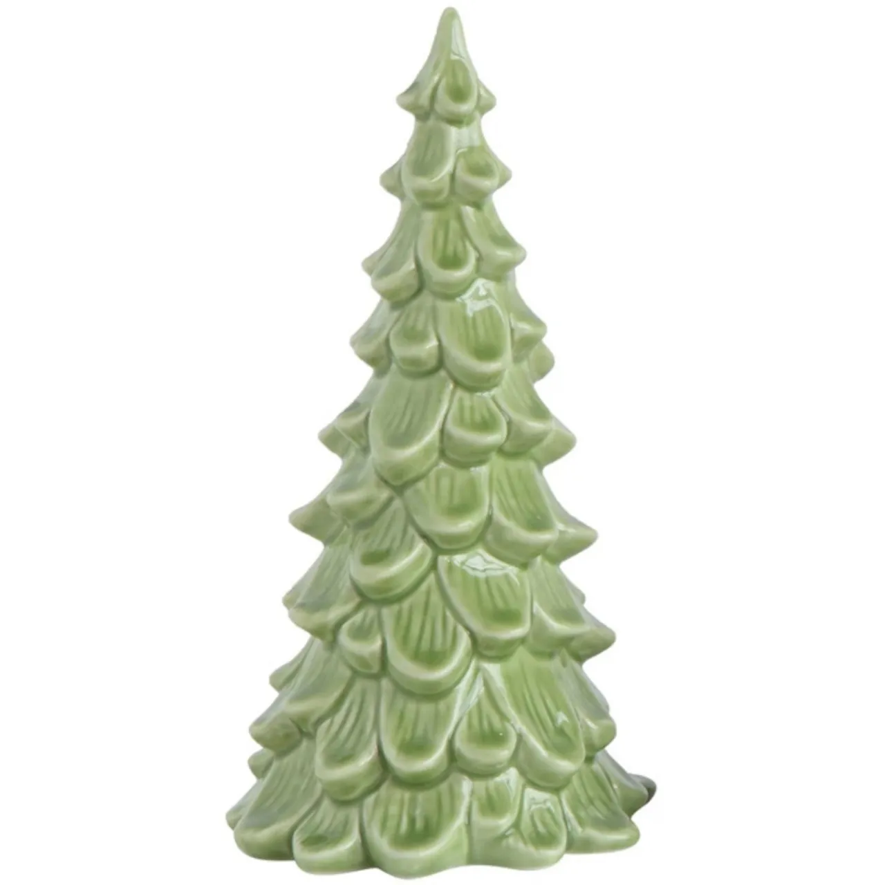Large Stoneware Light Green Tree< Best