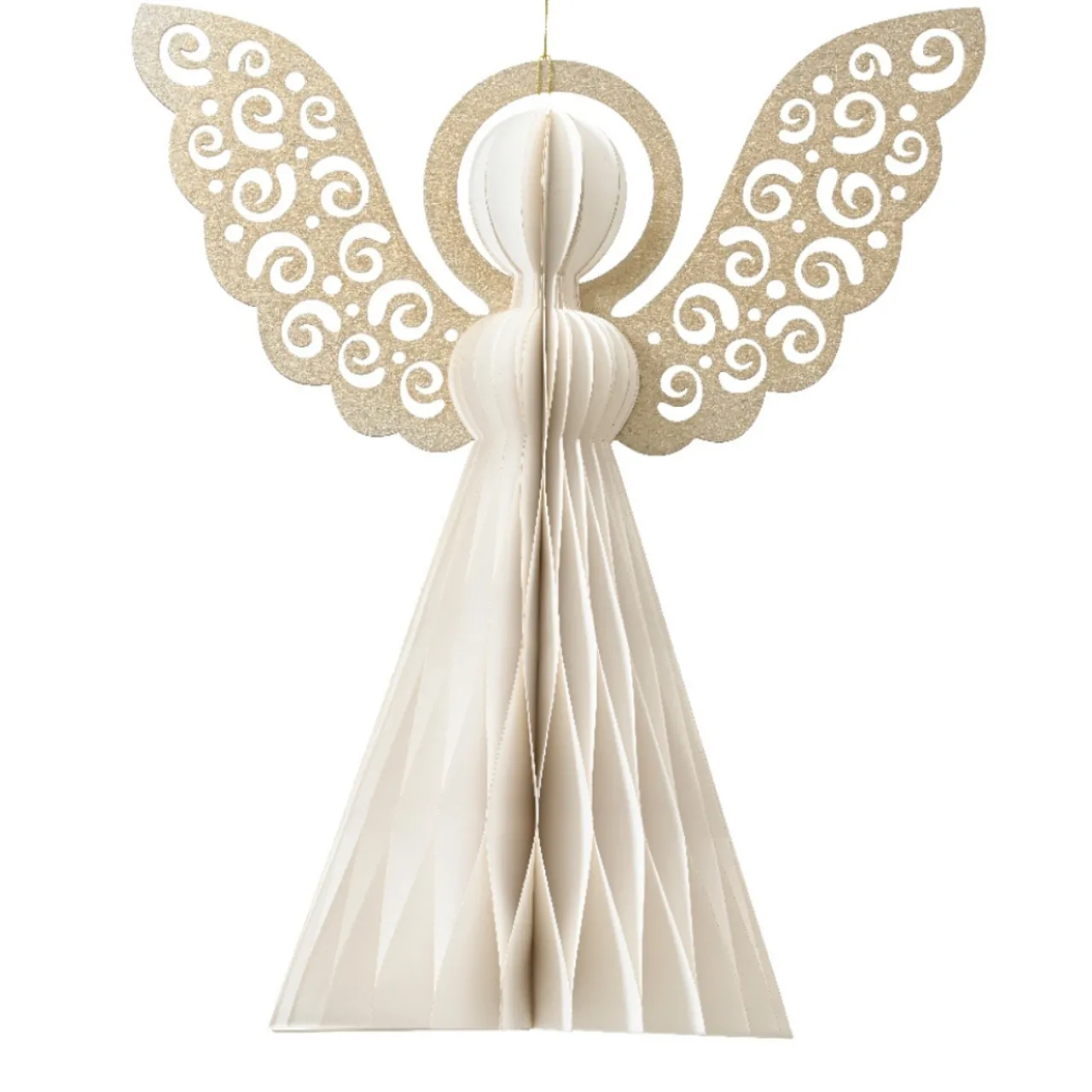 Large White Paper Angel Ornament< Fashion