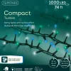 1000 LED Compact Blue Multi Color Lights On Green Wire - The Christmas Loft<Lumineo New