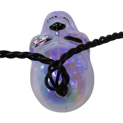 LED Glitter Skull Light Set<Kurt Adler New