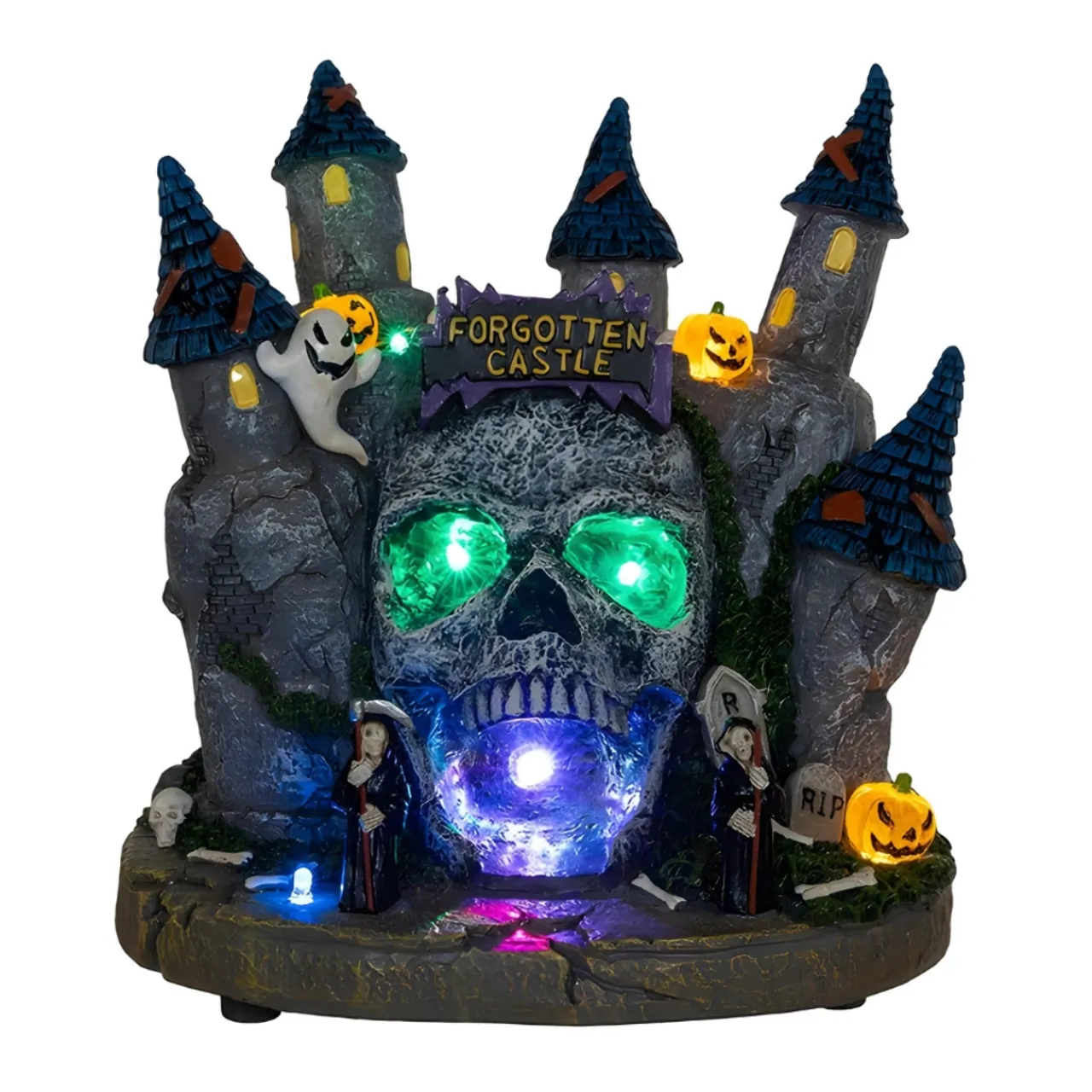 LED Lighted Skull Castle Table Piece<Kurt Adler Fashion