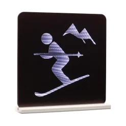 LED Skier Plaque< Online