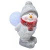 LED Snowman Figurine with Snowball< Clearance