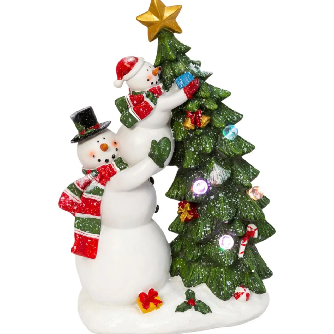 LED Snowmen Decorate Christmas Tree Figurine - The Christmas Loft< Online