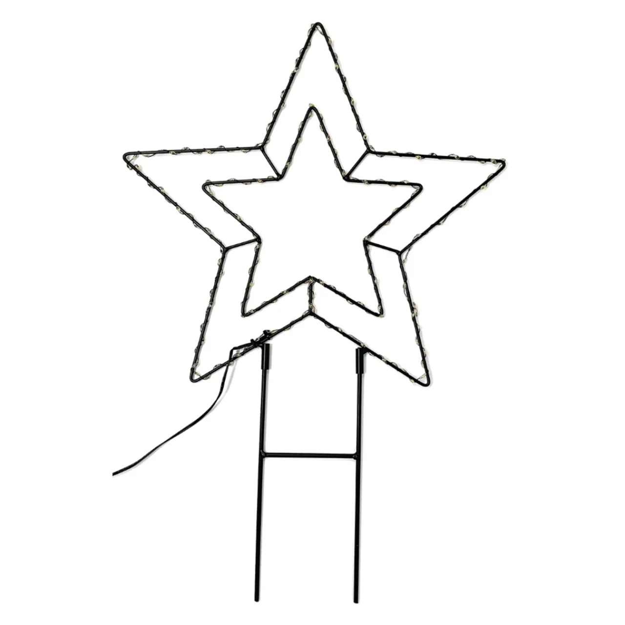 LED Star Stake Light - 180 Warm White Lights, Indoor/Outdoor<Lumineo New