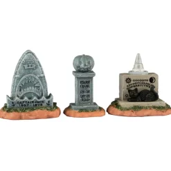 - Spooky Town - Horrid Headstones<Lemax Hot