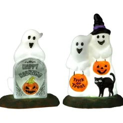 - Spookytown - Happy Halloween Ghosts | The Christmas Loft<Lemax Online