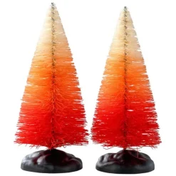 - Spookytown - Small Autumn Sunrise Trees Set Of 2 - The Christmas Loft<Lemax New