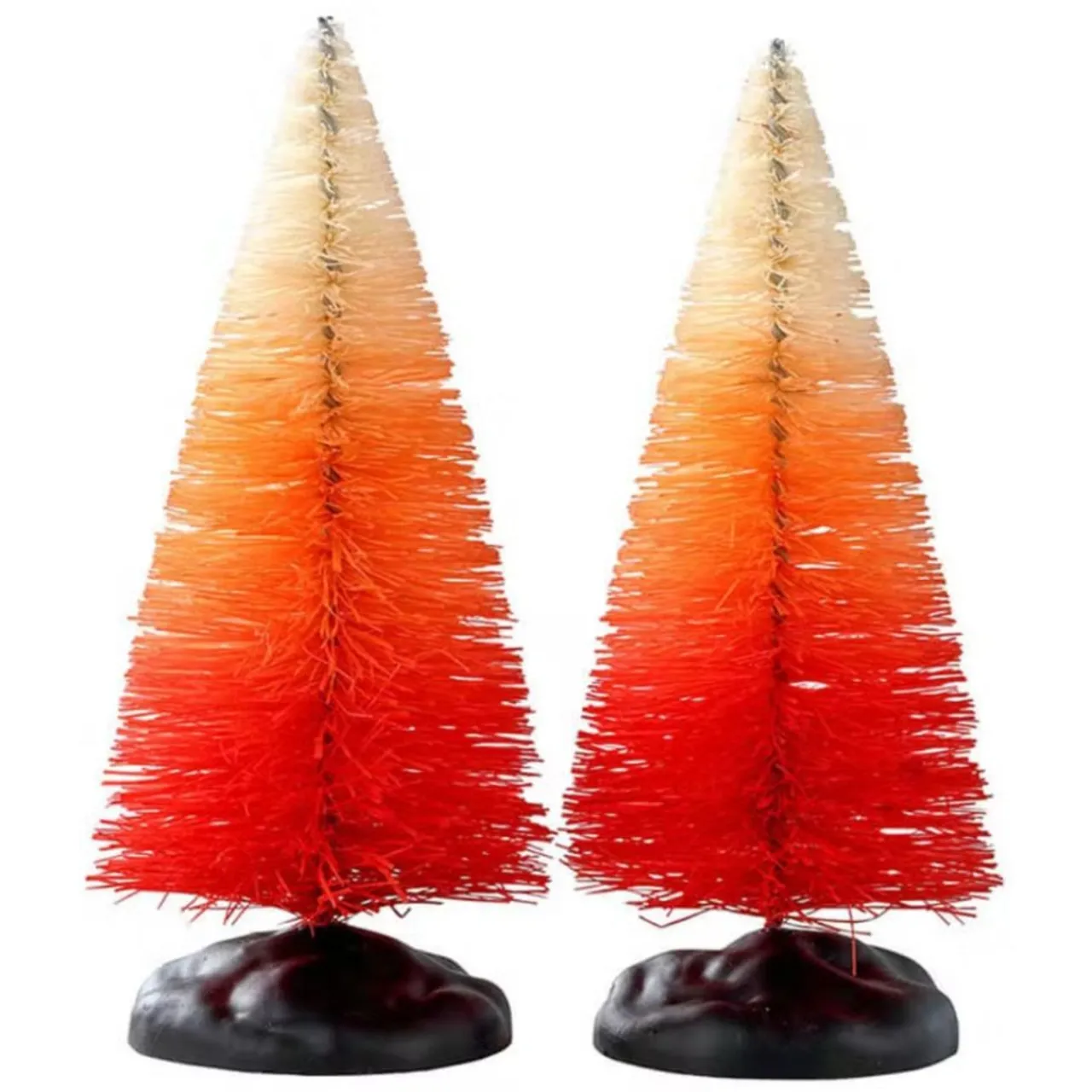 - Spookytown - Small Autumn Sunrise Trees Set Of 2 - The Christmas Loft<Lemax New
