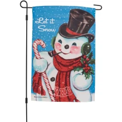 Let It Snow Garden Flag< Outlet