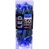 50-Light LED Blue Light Green Wire Set | The Christmas Loft<Kurt Adler Best