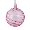 Light Pink Glass Ball Ornament< Sale