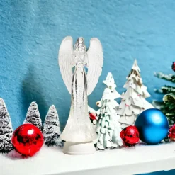 Lighted Angel with Swirling Glitter< Best
