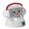 Lighted Cube Head Snowman Swirling Shimmer< Discount