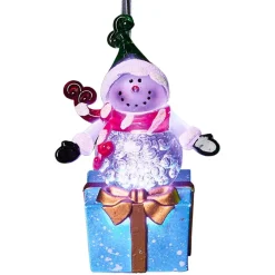 Light-Up Snowman Ornament< Fashion