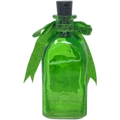 Lit Eye Of Newt Potion Bottle Halloween Decor< Hot