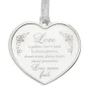 Love is Patient Heart Ornament - Gift Boxed< Best