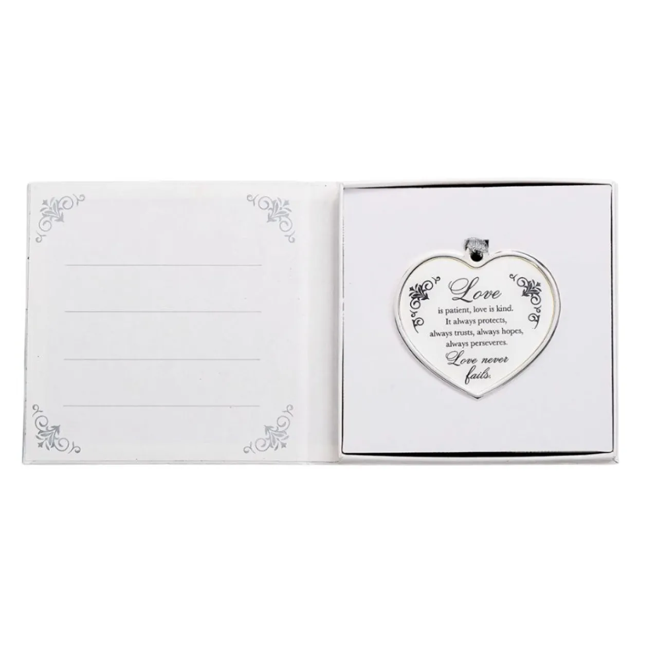 Love is Patient Heart Ornament - Gift Boxed< Best