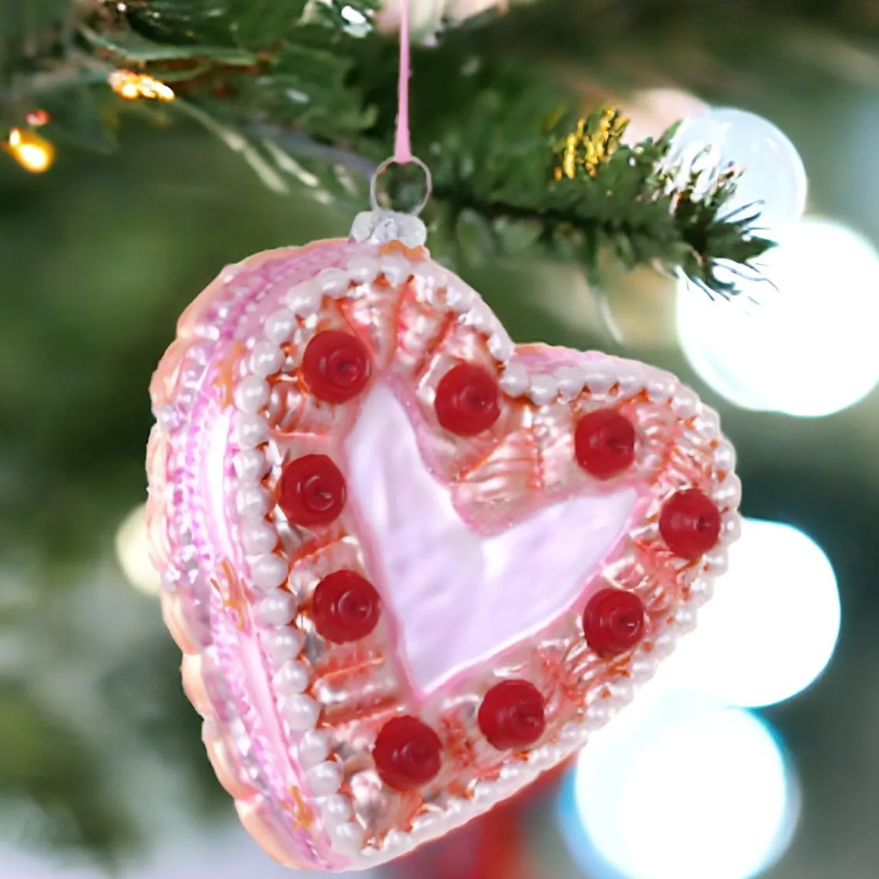 Love-Filled Heart Cake Ornament<Cody Foster & Co. Discount