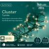 - 768 LED Warm White Cluster Lights Green Wire | The Christmas Loft<Lumineo Hot