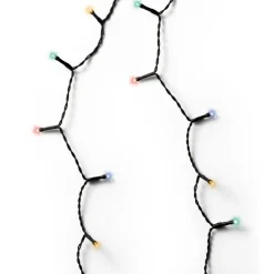 96 LED Battery Operated Multi Color Twinkle Lights Black Wire | The Chri<Lumineo Best
